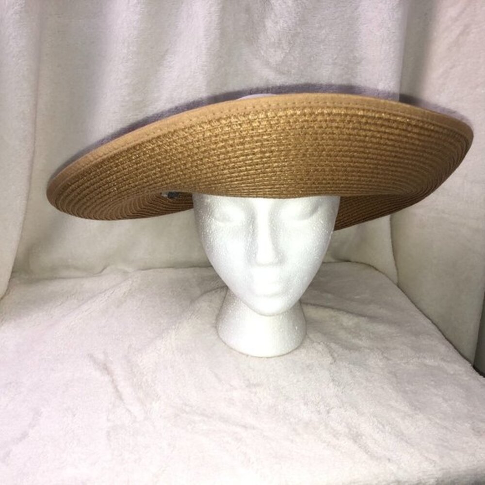 Falls‎ Creek Floppy Straw Hat Beige Tan OSFA